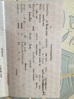 Kobelco mack8 YN12 supperXM ใช้งาน7702ช.ม เอสารเล่มทะเบียน รถสวยเดิมๆ เจ้าของขายเอง