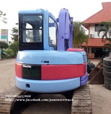 FROM JAPANรถขุดKOMATSU PC50UU-2E /มีเก๋ง/คอนโทรลน้ำมัน/ ปั๊มนิ้ว/พร้อมใช้งาน ราคาเพียง 580,000 บาท