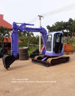FROM JAPANรถขุดKOMATSU PC50UU-2E /มีเก๋ง/คอนโทรลน้ำมัน/ ปั๊มนิ้ว/พร้อมใช้งาน ราคาเพียง 580,000 บาท