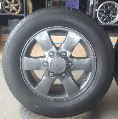 ขายล้อISUZU D-MAX ขอบ16สีกัล ยาง215/65/16 ปี 16 4 ล้อ