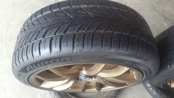 ล้อมือ2 LENSO Spec-c ขอบ17 4รู100 ยาง205/45/17 ปี 16  4 ล้อ