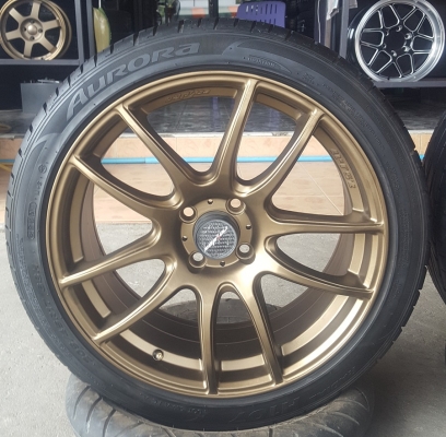 ล้อมือ2 LENSO Spec-c ขอบ17 4รู100 ยาง205/45/17 ปี 16  4 ล้อ