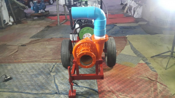 เครื่องสูบนํ้าประกอบใหม่พร้อมใช้งาน เครื่องยนต์ ISUZU C190 DIESEL