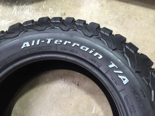 BF ko2 Allterrain 265/65/18 ปี16 สภาพน้องยางใหม่ 4เส้น BF ko2 Allterrain 265/65/18 ปี16 สภาพน้องยางใหม่ 4เส้น