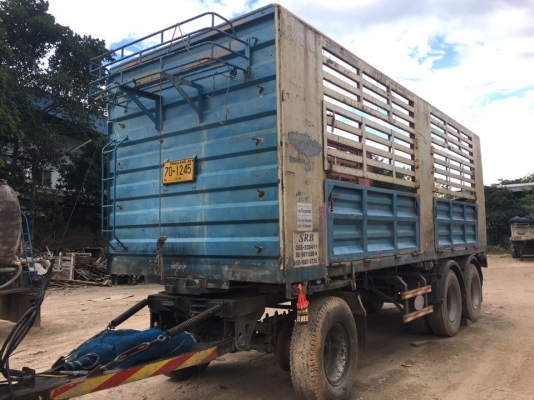 ลูกพ่วงเหล็กไม่ดัมพ์ ปี 50 ปี 51 มี 4 ลูก สามเพลาแท้ ยาว 6.80 เมตร/3 ลูก - 7 เมตร/1 ลูก ทะเบียนพร้อม