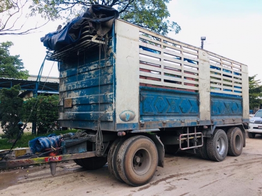 ลูกพ่วงเหล็กไม่ดัมพ์ ปี 50 ปี 51 มี 4 ลูก สามเพลาแท้ ยาว 6.80 เมตร/3 ลูก - 7 เมตร/1 ลูก ทะเบียนพร้อม