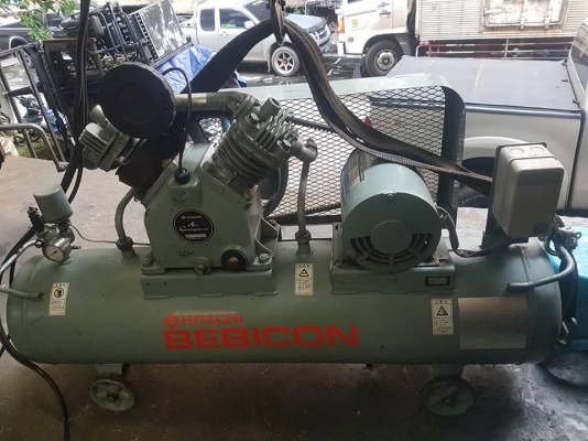 **ขายถูกๆ ปั้มลมมือสองจากญี่ปุ่น** HITACHI-BEBICON 3แรง 2Stage  ทดสอบเรียบร้อย ทุกระบบทำงานได้ดีมากๆ นิ่งๆเงียบๆพร้อมใช้งานครับ