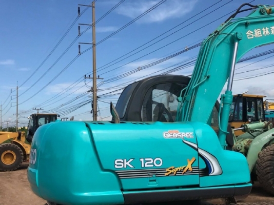 ขายรถขุด KOBELCO SK120 MARK 5 SUPER รถนอกนำเข้าเองจากญี่ปุ่น สภาพสวยพร้อมใช้ มีVDOการทำงานครับ
