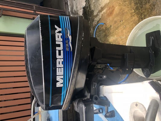 Seapro 15 hp พร้อมถังน้ำมันและท่อนเกียร