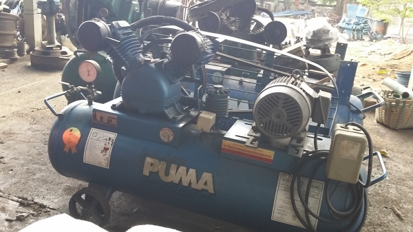 ปั้มลมพูม่า 3แรง ไฟ380 สวยเดิม ไม่เคยถอด