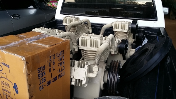 ใหม่แกะกล่อง หัวปั้มลมฟูเช็ง 10แรง ของใหม่ พร้อมใช้ มีอะไหล่ใหม่ทุกชิ้น