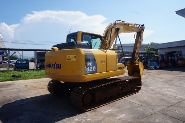 ขายแบคโฮ KOMATSU PC120-8 (มีลายแย๊ก) นำเข้าจากญี่ปุ่น สภาพดี