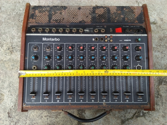 เครื่องปรับเสียงเก่า วินเทจ Mixer Montarbo made in Italy