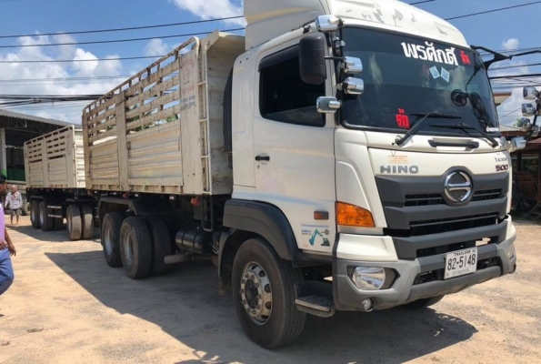 พ่วง 22 ล้อ ฮีโน่ วิคเตอร์ 344 แม่ปี 59 / ลูกปี 60 ไมล์ 130,000 กม. กระบะสามมิตรแท้ - ดั้ม สภาพพร้อมใช้ พ่วง 22 ล้อ ฮีโน่ วิคเตอร์ 344 แม่ปี 59 / ลูกปี 60 ไมล์ 130,000 กม. กระบะสามมิตรแท้ - ดั้ม สภาพพร้อมใช้