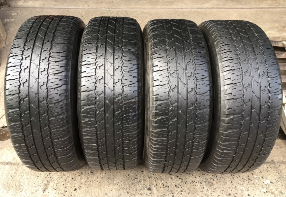 ล้อแม็ก Toyota Fortuner BMC ขอบ 17 พร้อมยาง 265-65-17 Bridgestone ปี 15 แม็กเดิม สภาพดี