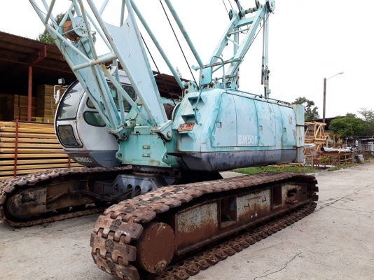 ขายรถเครน 50 ตันตีนตะขาบ Kobelco ปี40 ใช้งาน 6000 ชั่วโมง ออกป้ายแดงมาครับ