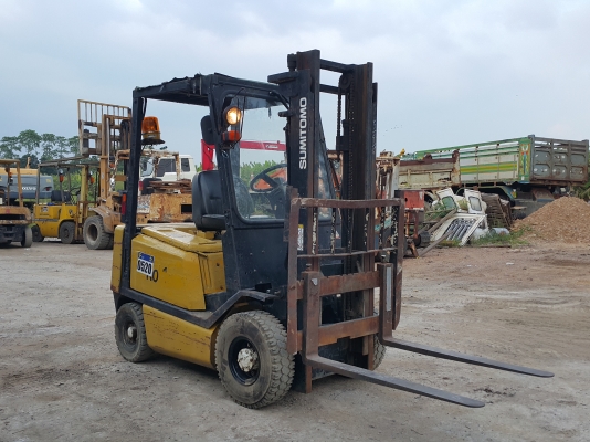 รถฟอร์คลิฟต์ SUMITOMO ยก 1.5 ตัน ยกสูง 3 เมตร ยางตัน 4 เส้น รถเก่านอกนำเข้า ยังไม่เคยใช้งานในไทย สภาพดีพร้อมใช้งาน มีเอกสารใบอินวอยซ์ มี VDO การทำงานให้ชม