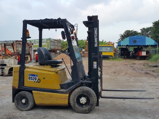 รถฟอร์คลิฟต์ SUMITOMO ยก 1.5 ตัน ยกสูง 3 เมตร ยางตัน 4 เส้น รถเก่านอกนำเข้า ยังไม่เคยใช้งานในไทย สภาพดีพร้อมใช้งาน มีเอกสารใบอินวอยซ์ มี VDO การทำงานให้ชม