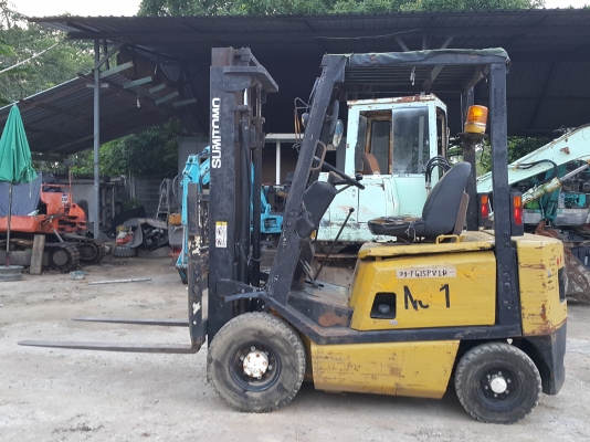 รถฟอร์คลิฟต์ SUMITOMO ยก 1.5 ตัน ยกสูง 3 เมตร ยางตัน 4 เส้น รถเก่านอกนำเข้า ยังไม่เคยใช้งานในไทย สภาพดีพร้อมใช้งาน มีเอกสารใบอินวอยซ์ มี VDO การทำงานให้ชม