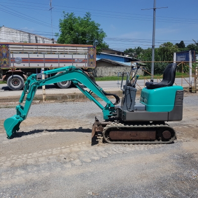 รถขุดโกเบลโก้ コベルコ Kobelco SK007 เก่าญี่ปุ่น 1ตัน สวย ขึ้นปิ๊กอัพได้!!!