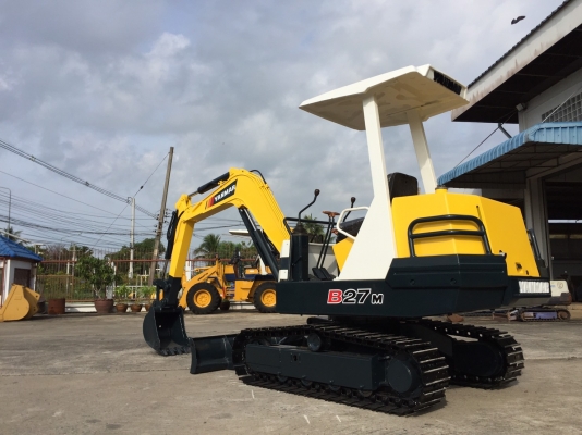 รถขุด Yanmar B27 มือสอง นำเข้าจากญี่ปุ่น ทำสีใหม่ พร้อมใช้งาน
