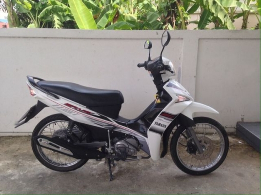 Yamaha Spark115i หัวฉีด ตค ปี2017 สตาร์ทมือ ขาว สวย วิ่งน้อย