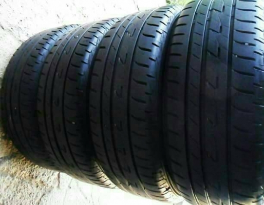 แม็ก16 เอนไกแท้ 4รู100 รัดยาง บริดสโตน185-55-16 ดอกหนา