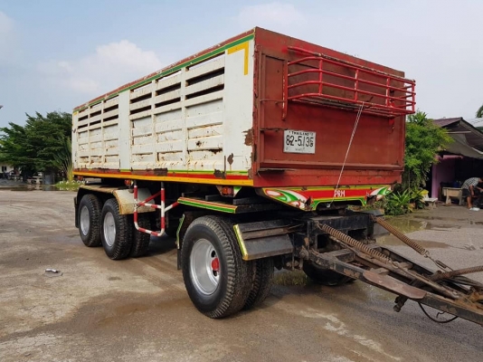 ลูกพ่วงดัมพ์สามเพลายัด ปี 47 ช่วงยาว 6.10 เมตร พร้อมใช้งาน