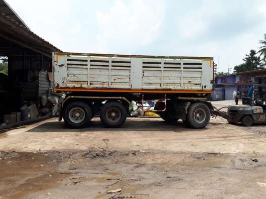 ลูกพ่วงดัมพ์สามเพลายัด ปี 47 ช่วงยาว 6.10 เมตร พร้อมใช้งาน