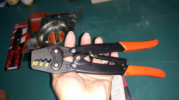 ขายคีมย้ำสายไฟตรากุ้งAK-15 LOBSTER MADE IN JAPAN. ใหม่เก่าเก็บ