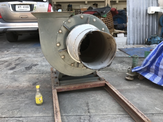 ขายพัดลมโบลเวอร์ดูดฝุ่น-ดูดอากาศ 3HP. 220V ไฟบ้าน รุ่นใบเหล็ก สภาพสวยเดิมๆ พร้อมใช้งาน