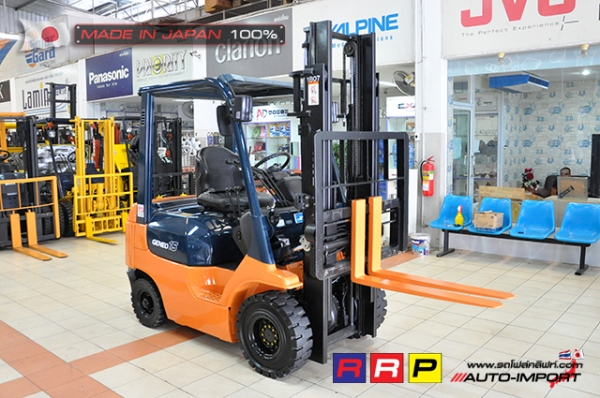 ขายรถโฟล์คลิฟท์มือสอง TOYOTA รุ่น 7FGL15-22487 นำเข้าจากประเทศญี่ปุ่น 100\% ไม่เคยใช้งานในไทย ขายรถโฟล์คลิฟท์มือสอง TOYOTA รุ่น 7FGL15-22487 นำเข้าจากประเทศญี่ปุ่น 100\% ไม่เคยใช้งานในไทย