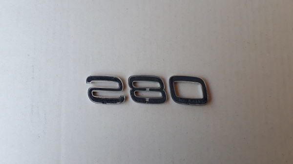 เพลทโลโก้ S80 แท้ ติดท้ายรถ VOLVO