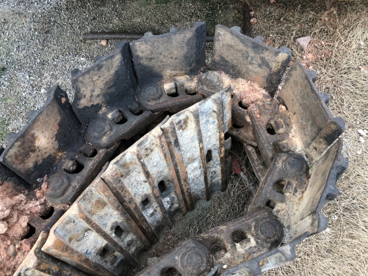 โซ่พร้อมแผ่น cat 330 พร้อมใช้