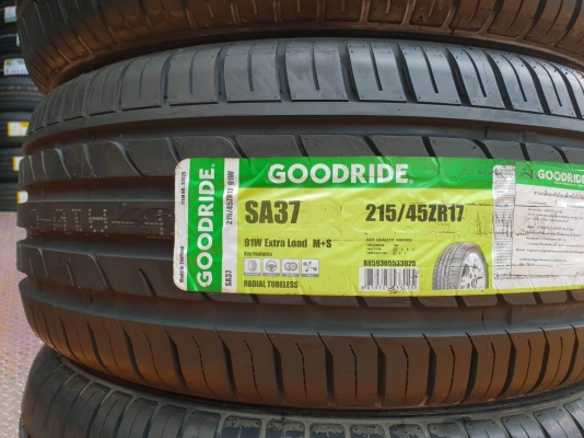 ขายยางใหม่ GOODRIDE SA37 215-45-17 ปี17 ชุดละ 5,900 บาท ขายยางใหม่ GOODRIDE SA37 215-45-17 ปี17 ชุดละ 5,900 บาท
