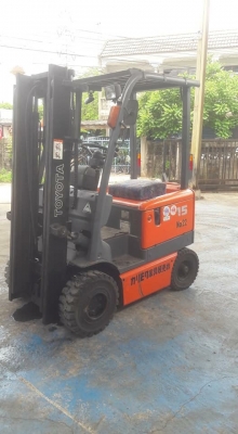 -ขายรถไฟฟ้า Toyota 6fb15 -ขนาด 1.5 ตัน -เสายกสูง 3.0 เมตร -ขายรถไฟฟ้า Toyota 6fb15 -ขนาด 1.5 ตัน -เสายกสูง 3.0 เมตร