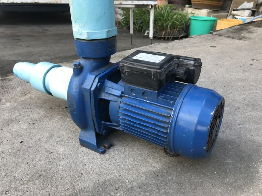 ขายปั๊มน้ำหอยโข่ง Ebara 1.5HP. 220V ไฟบ้าน รุ่นเน้นปริมาณน้ำ ขนาดเข้า 3นิ้ว ออก 3นิ้ว ได้น้ำ 300-900m3/h ส่งสูงประมาณ 5m สภาพสวยเดิมๆ หมุนนิ่ม พร้อมใช้งาน ราคา 3,800 บาท
