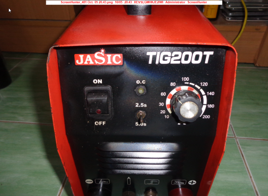 ขายเครื่องเชื่อมอาร์กอน JASIC รุ่น TIG200T(200AMP/220V)