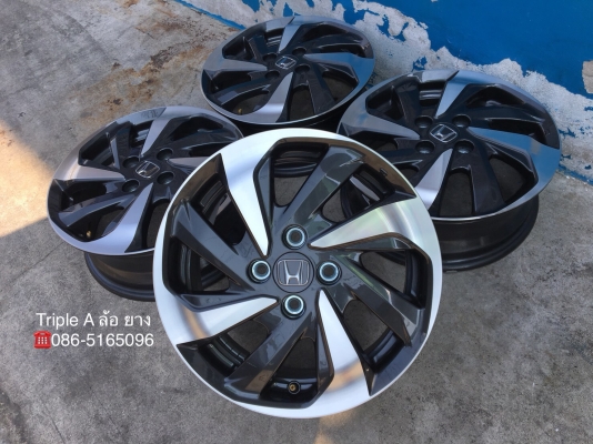 ล้อแม็กป้ายแดง Honda Mobilio 4รู100 ขอบ 15 ใส่ City ,Jazz ได้ แม็กสวยกริ๊บ