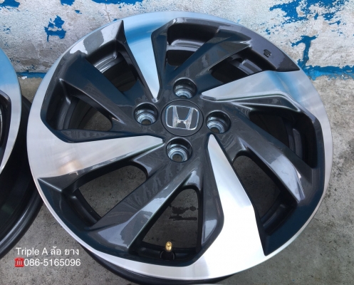 ล้อแม็กป้ายแดง Honda Mobilio 4รู100 ขอบ 15 ใส่ City ,Jazz ได้ แม็กสวยกริ๊บ