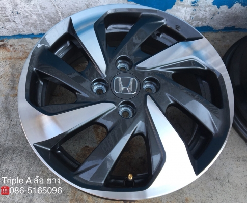 ล้อแม็กป้ายแดง Honda Mobilio 4รู100 ขอบ 15 ใส่ City ,Jazz ได้ แม็กสวยกริ๊บ