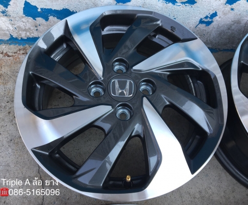 ล้อแม็กป้ายแดง Honda Mobilio 4รู100 ขอบ 15 ใส่ City ,Jazz ได้ แม็กสวยกริ๊บ