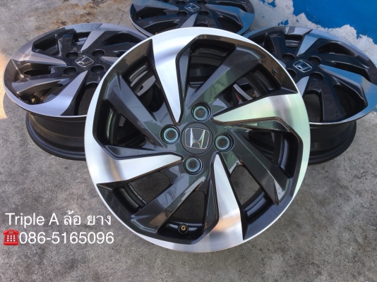 ล้อแม็กป้ายแดง Honda Mobilio 4รู100 ขอบ 15 ใส่ City ,Jazz ได้ แม็กสวยกริ๊บ