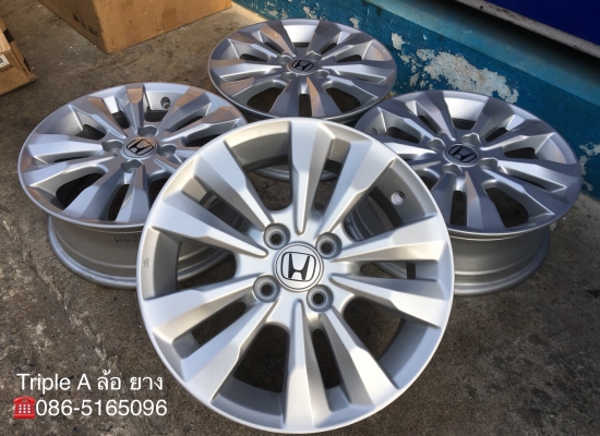 ล้อแม็ก 4รู100 Honda City ก้านคู่ ขอบ15 แม็กสวย สภาพดี