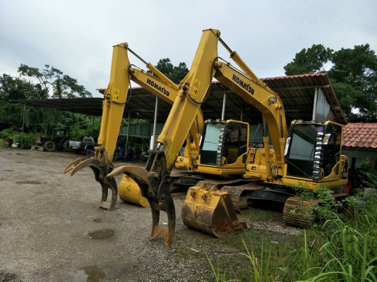 ขายดาวน์รถแบคโฮ KOMATSU PC130-8 ไมล์ 1300 ชม.ขายดาวน์ 300000 หัวคีปพร้อมบุ้งกี๋ มี 2 คัน