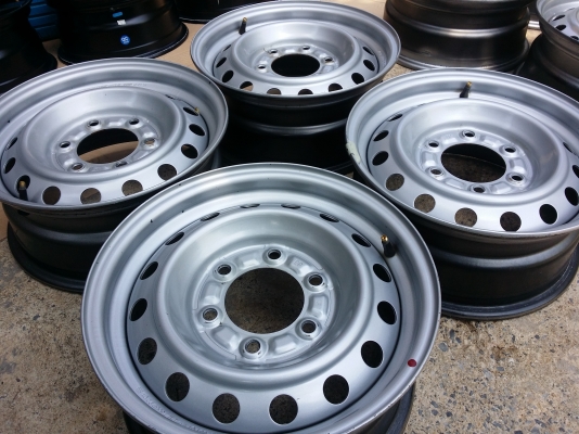 ล้อกระทะอีซูซุ 6รู ขอบ15(ถอดป้ายแดง) ชุด 4วง