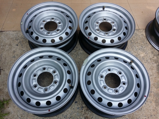 ล้อกระทะอีซูซุ 6รู ขอบ15(ถอดป้ายแดง) ชุด 4วง