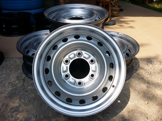 ล้อกระทะอีซูซุ 6รู ขอบ15  ชุด 4วง