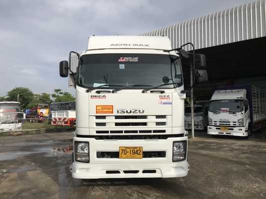 ขาย 10 ล้อหัวลากปี60 ISUZU GXZ 360 EURO 3 รุ่นหน้าตึก เครื่องคอมมอลเรล 360 เเรงม้า รุ่นท่อทอง เบรคทิ