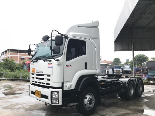 ขาย 10 ล้อหัวลากปี60 ISUZU GXZ 360 EURO 3 รุ่นหน้าตึก เครื่องคอมมอลเรล 360 เเรงม้า รุ่นท่อทอง เบรคทิ
